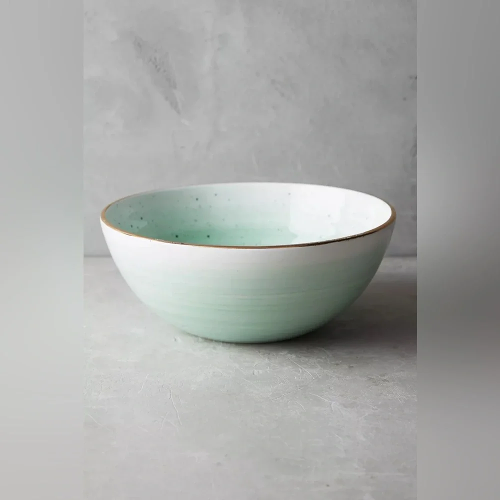 Like New! Anthropologie x Suite One Studio Mimira Stoneware Serving Bowl.